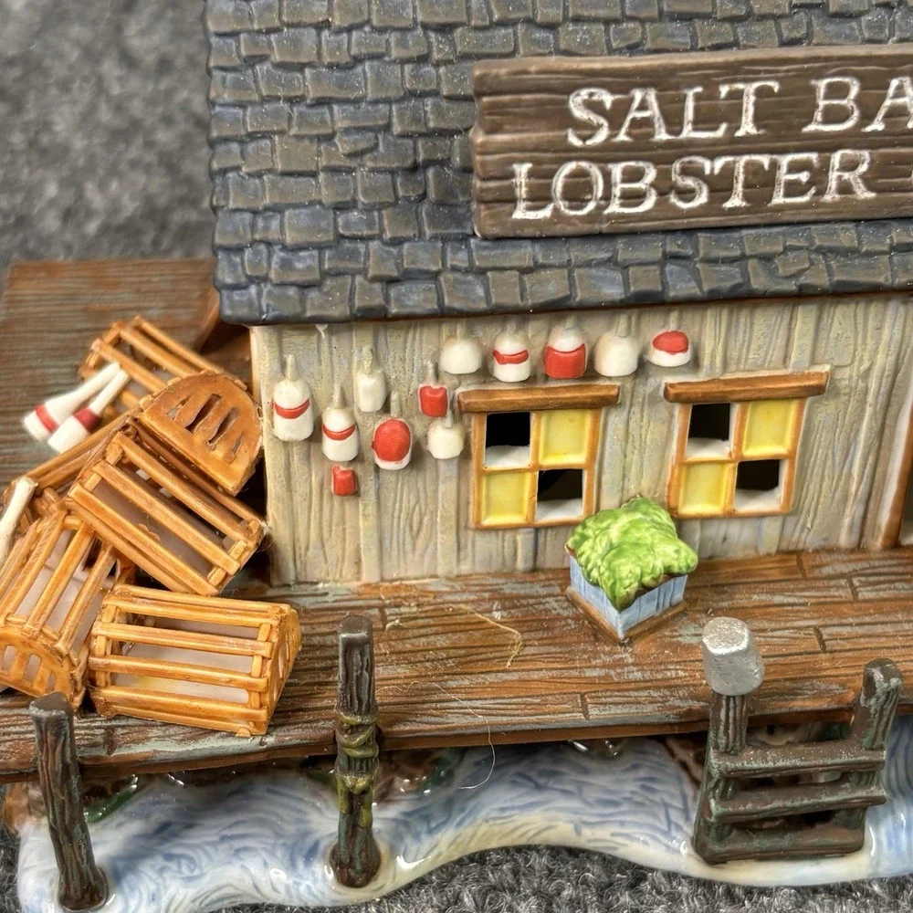 Department 56 Salt Bay Lobster Company #56658 New England Village/COMPLETE